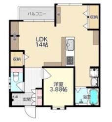 立花駅 徒歩19分 1階の物件間取画像